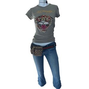Gap Ultra Low Rise Cropped Jeans – Women’s Size 2R, Y2K Capri Denim